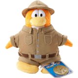 Jakks Disney Club Penguin 6.5 Inch Series 2 Plush Figure Explorer [Includes Coin with Code!]